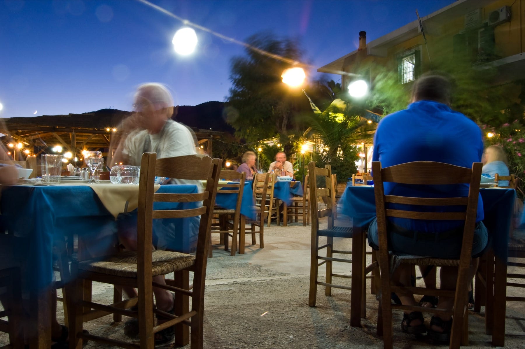 Lefko from Domaine Gerovassiliou, common at Greek taverns