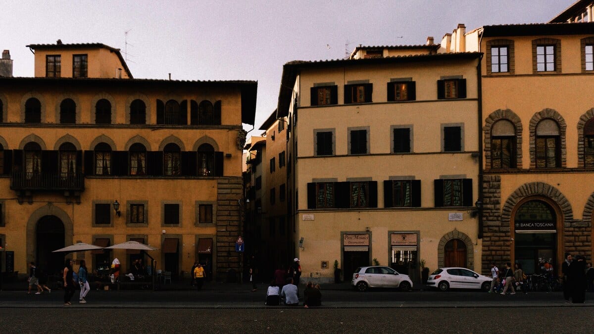 Palazzo Pitti, just opposite Enoteca Pitti